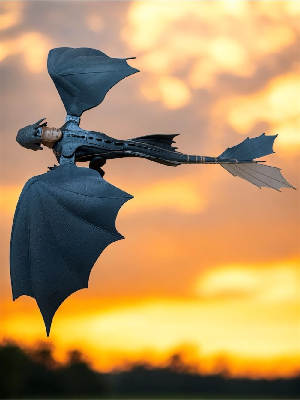 Dreamworks Dragons, How to Train Your Dragon,Toothless Action Figure